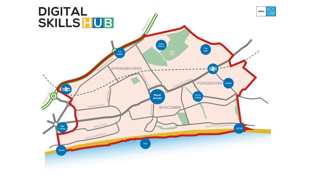 Digital Skills Hub Map